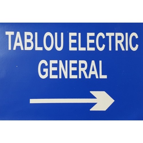 Indicator avertizare " Tablou electric general"